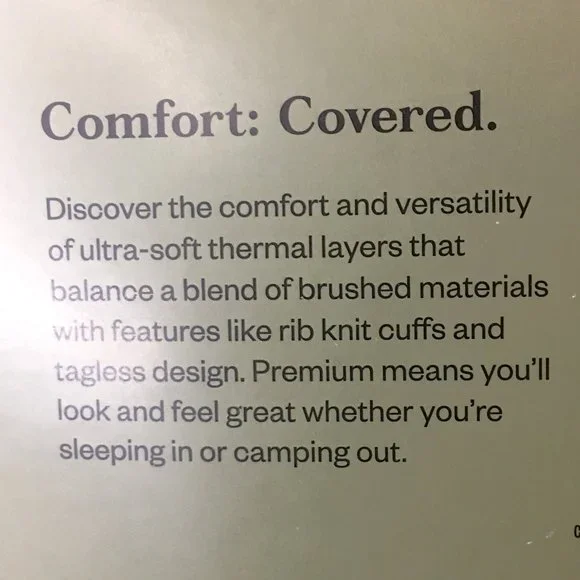 GOODFELLOW & CO Men's Tall Premium Long Sleeve Thermal Undershirt NEW IN BOX! - Picture 8 of 11